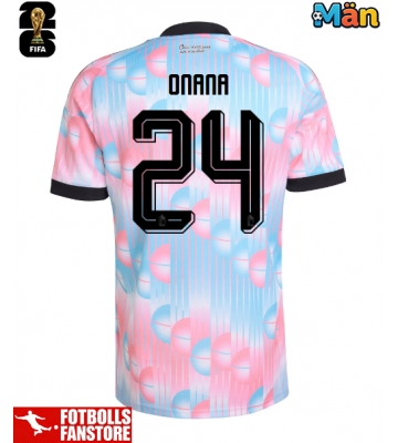 Belgien Amadou Onana #24 Bortatröja VM 2026 Kortärmad
